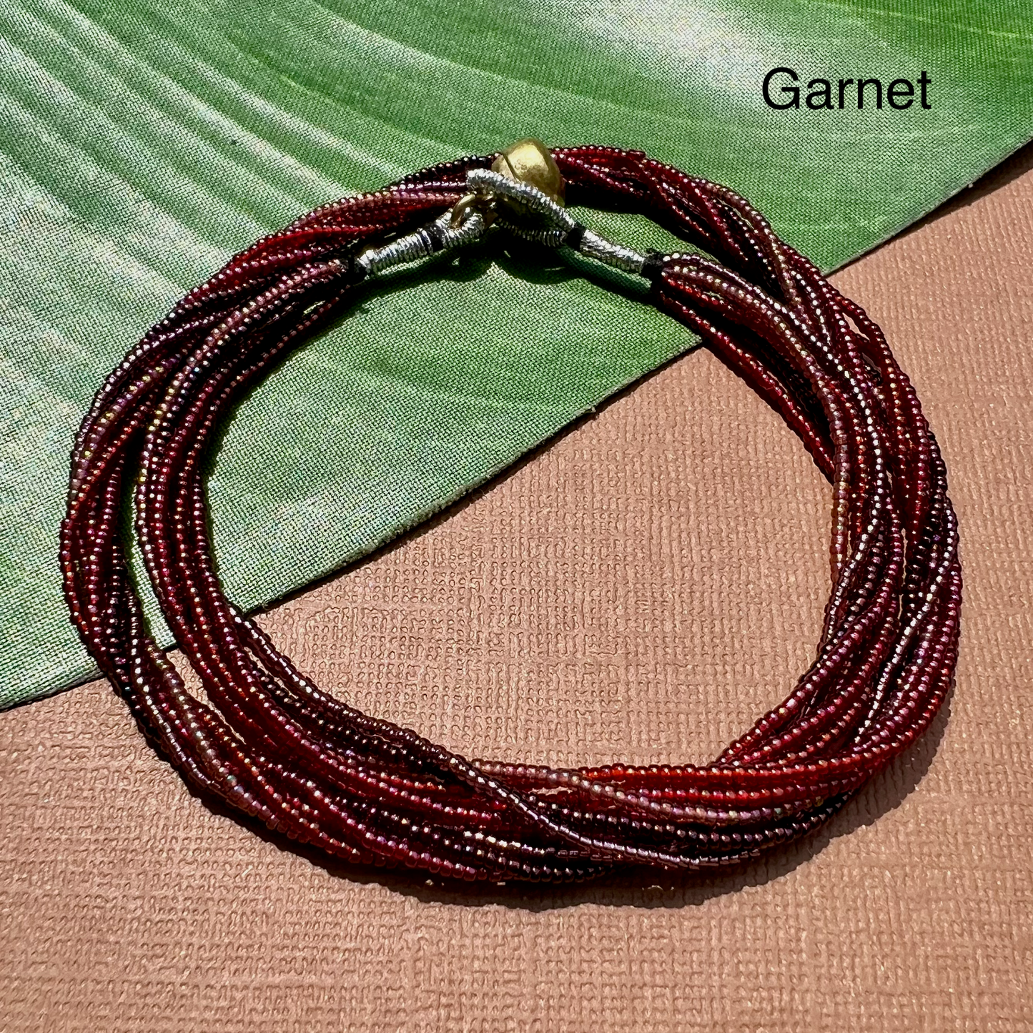 Multi Strand Seed Bead Necklaces - 6 Strand Short