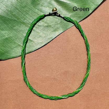 Multi Strand Seed Bead Necklaces - 6 Strand Short