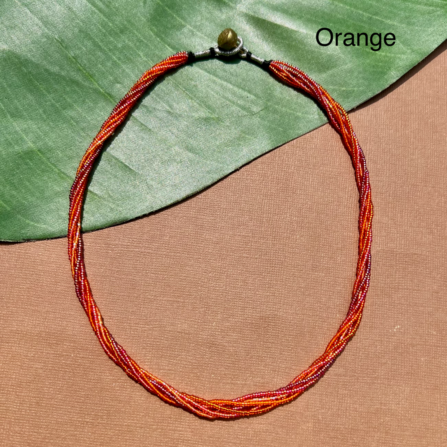 Multi Strand Seed Bead Necklaces - 6 Strand Short