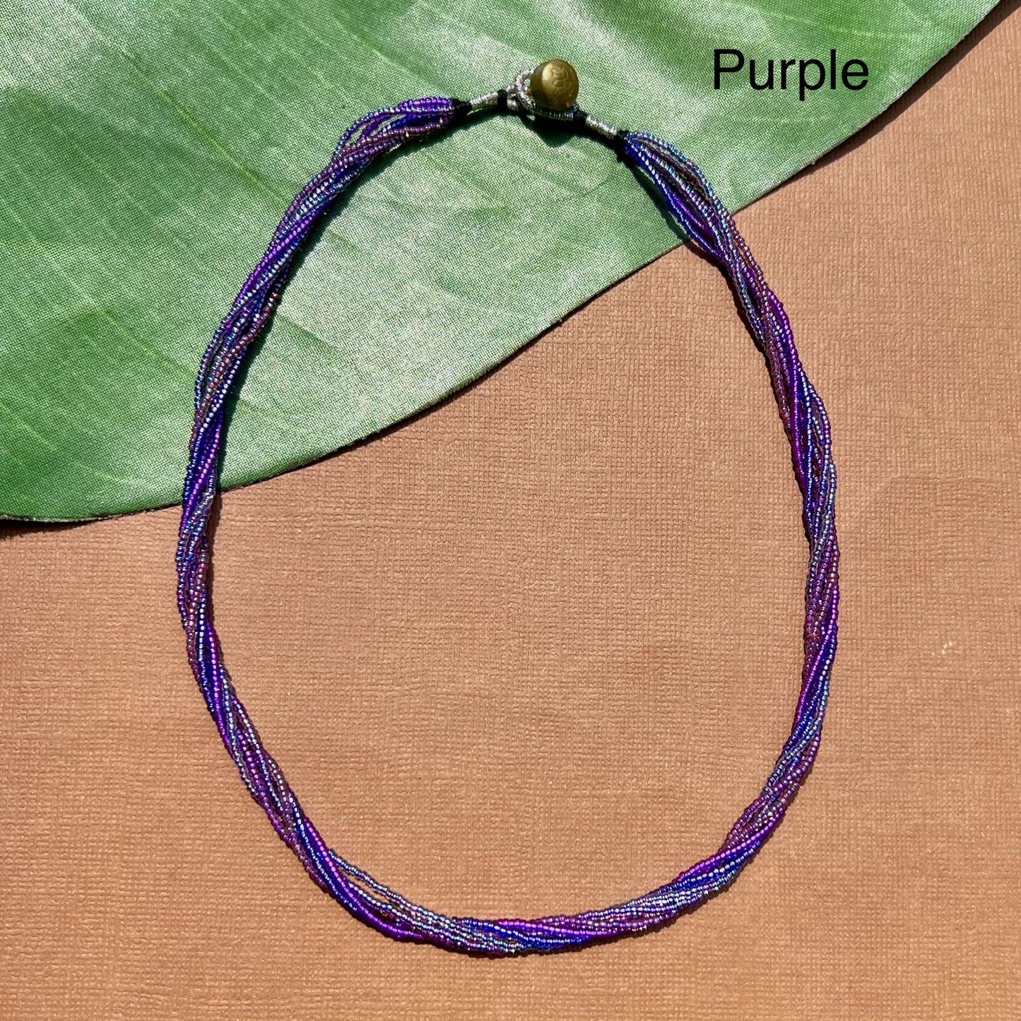 Multi Strand Seed Bead Necklaces - 6 Strand Short