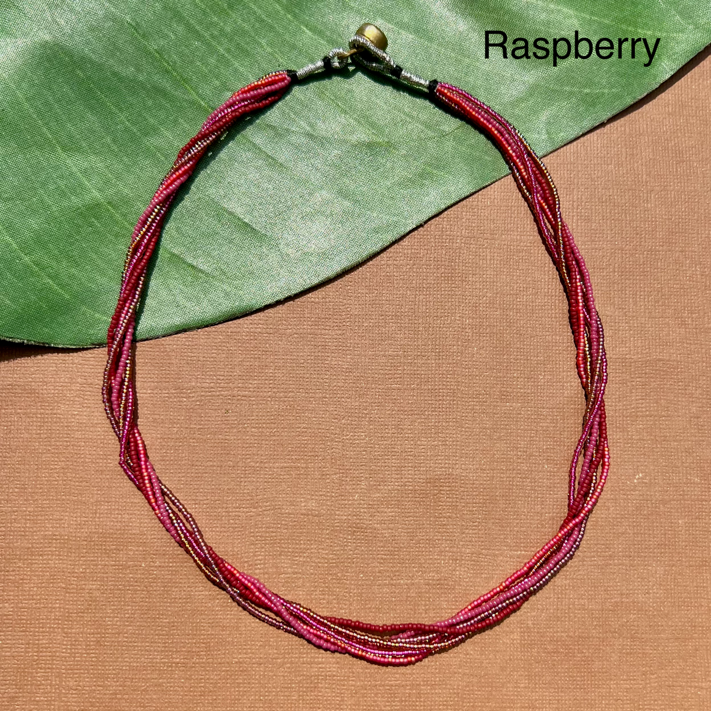 Multi Strand Seed Bead Necklaces - 6 Strand Short