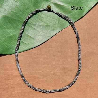 Multi Strand Seed Bead Necklaces - 6 Strand Short