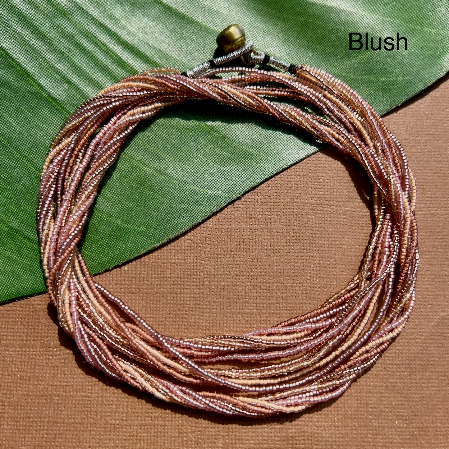 Multi Strand Seed Bead Necklaces - 6 Strand Long