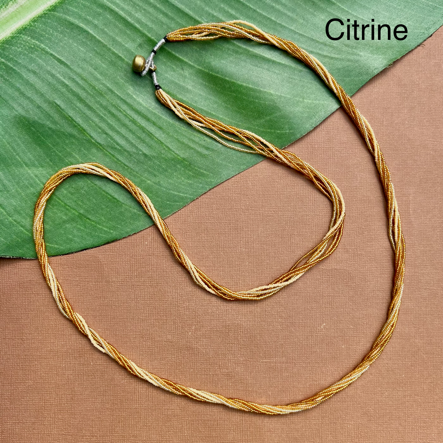 Multi Strand Seed Bead Necklaces - 6 Strand Long