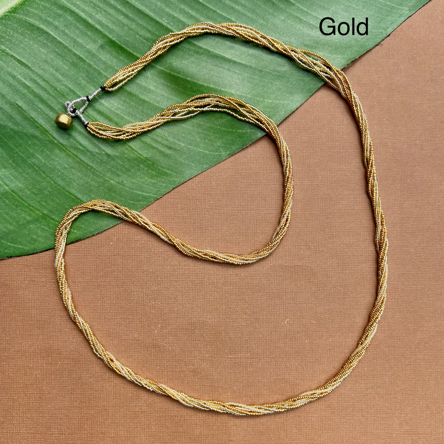 Multi Strand Seed Bead Necklaces - 6 Strand Long