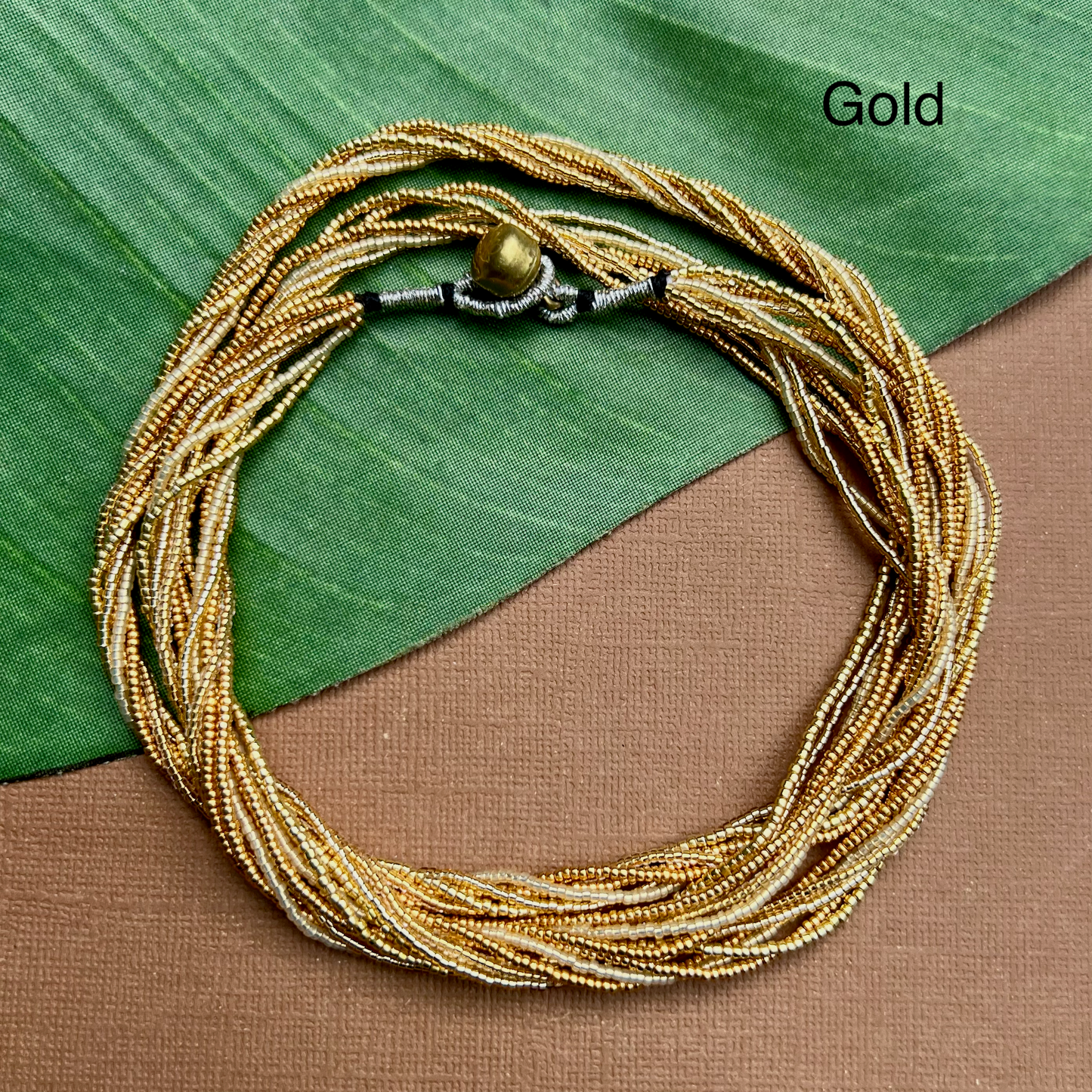 Multi Strand Seed Bead Necklaces - 6 Strand Long