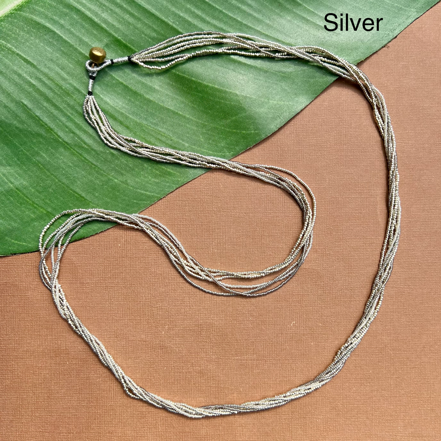 Multi Strand Seed Bead Necklaces - 6 Strand Long