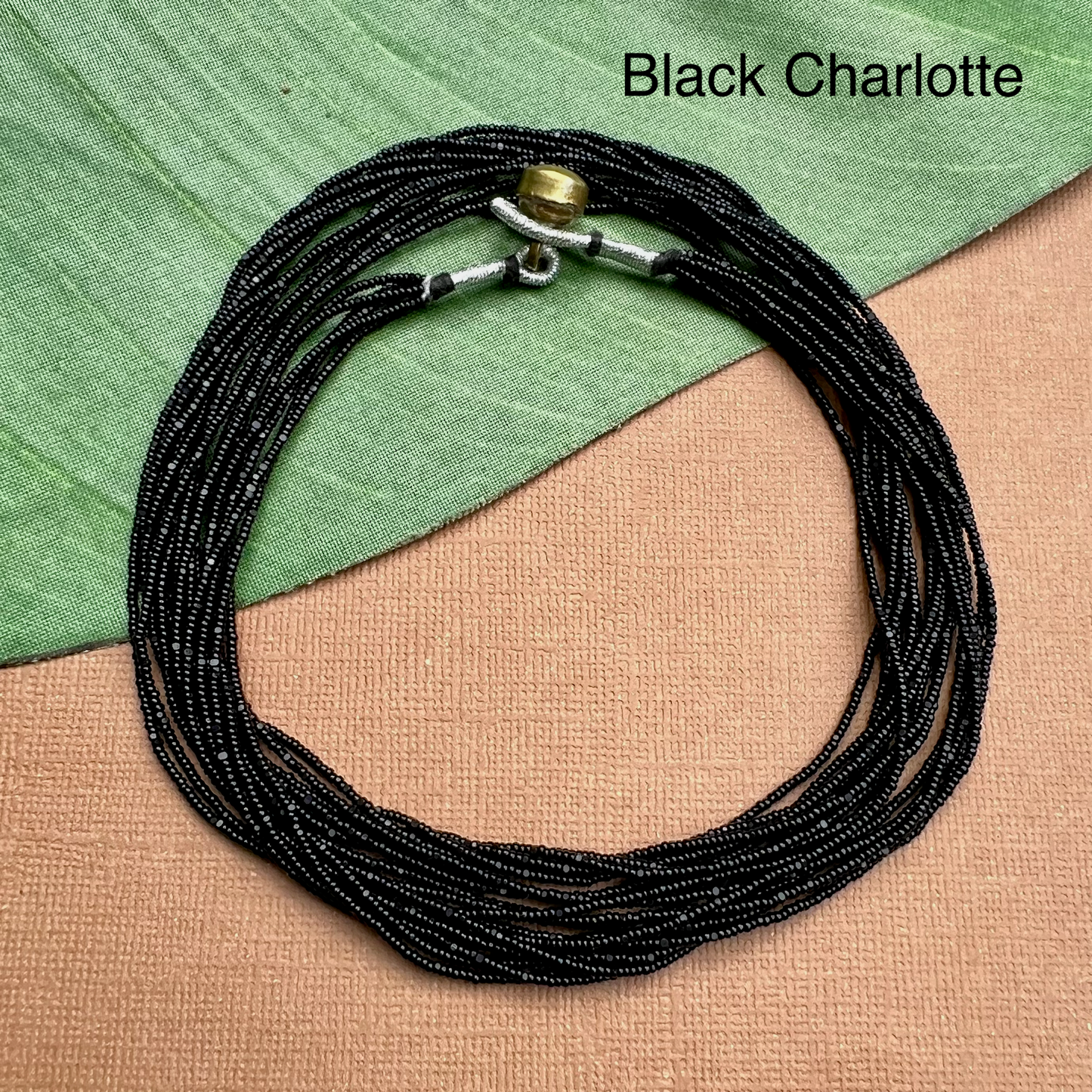 Multi Strand Seed Bead Necklaces - 6 Strand Long