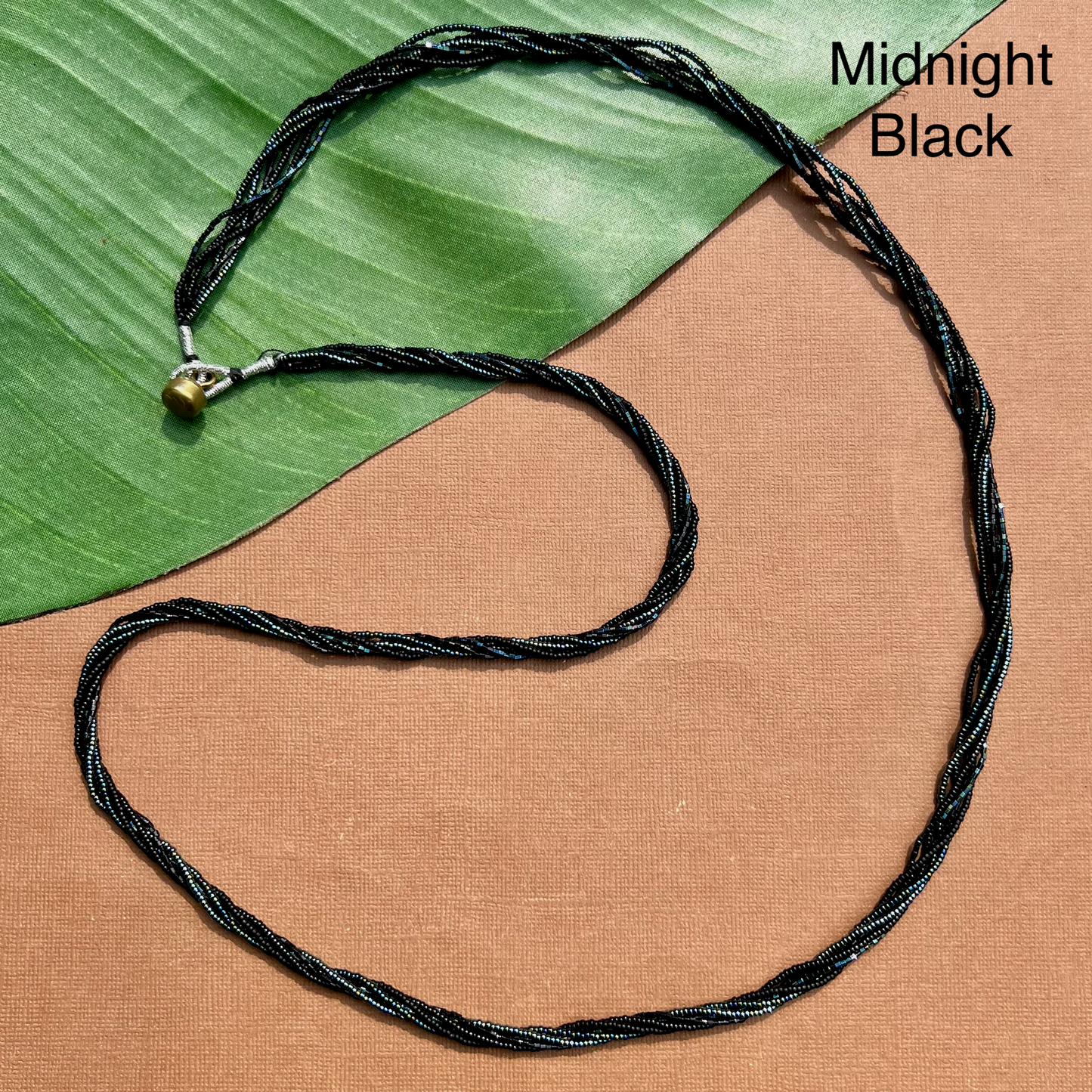 Multi Strand Seed Bead Necklaces - 6 Strand Long