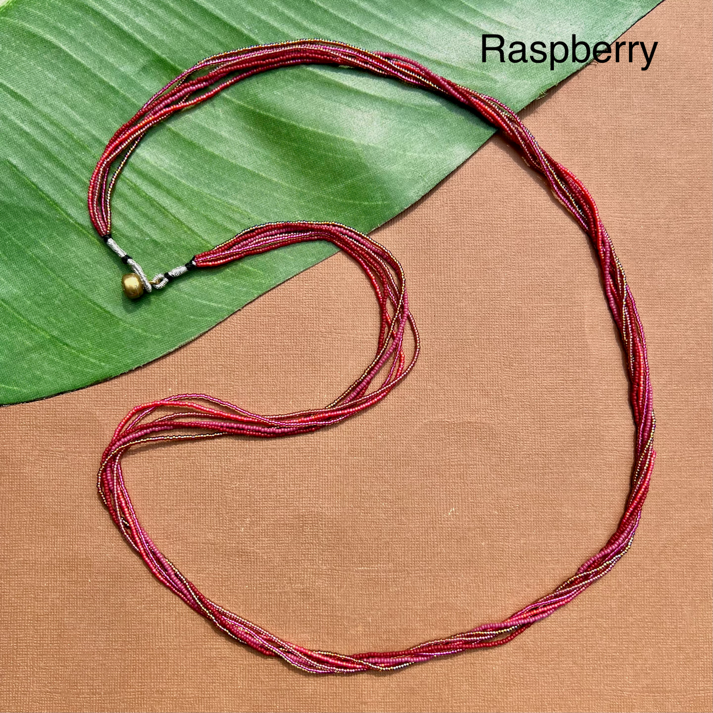 Multi Strand Seed Bead Necklaces - 6 Strand Long