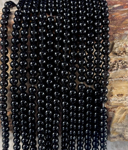 Black Obsidian Round