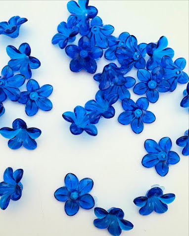 Flower Cap 14mm Colbalt
