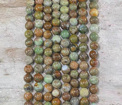 African Green Opal Round