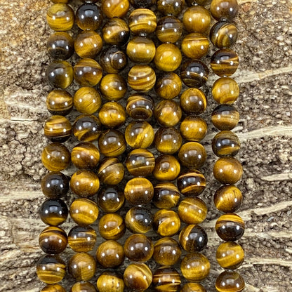 Yellow Tiger Eye Round