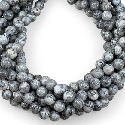 Silver Crazy Lace Round