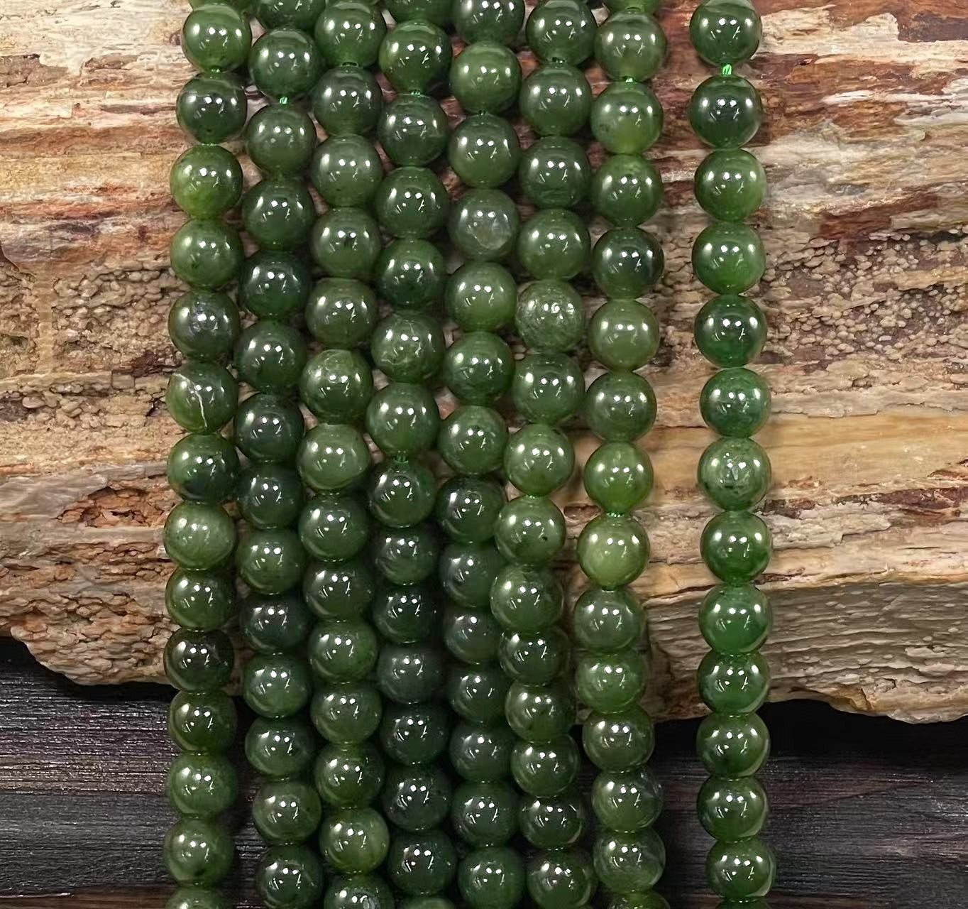 Nephrite aka Jade A Grade Round 6mm 8mm