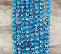 Evil Eye/Mal de Ojo, Glass Beads Round 6mm 8mm