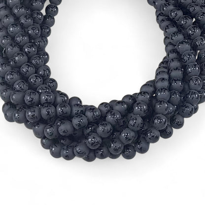 Onyx w/ Mantra Symbol Matte Round