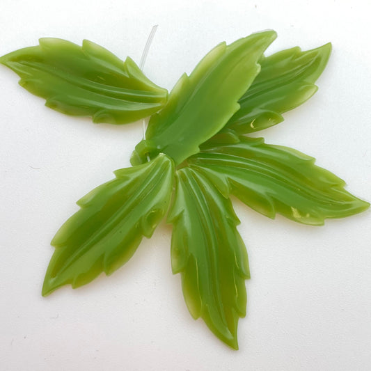 Leaves Drop 50mm Green