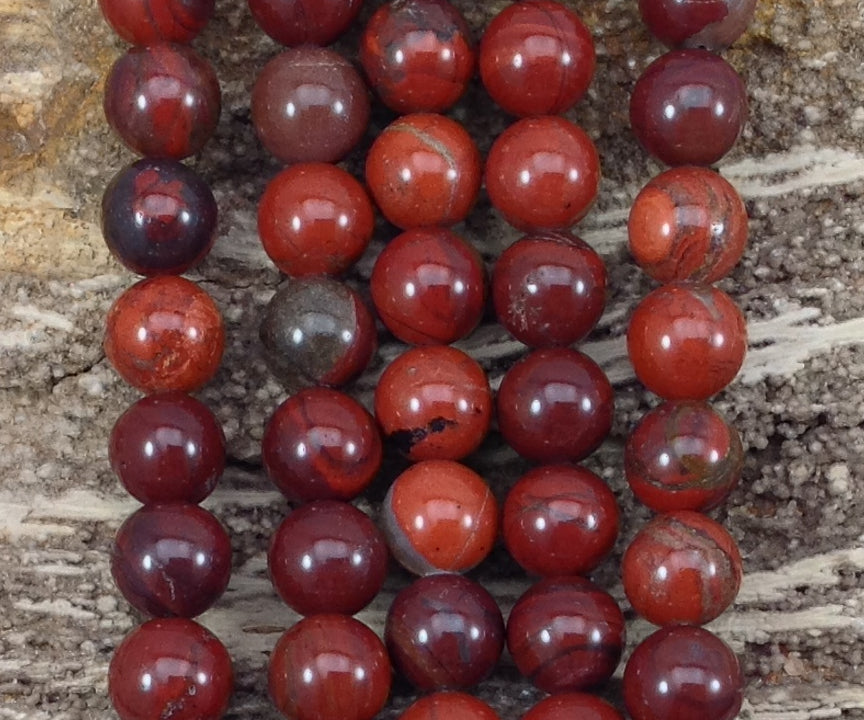 Apple Jasper aka Red Jasper Round