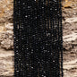 Black Spinel Micro Faceted Round