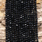Black Spinel Micro Faceted Round