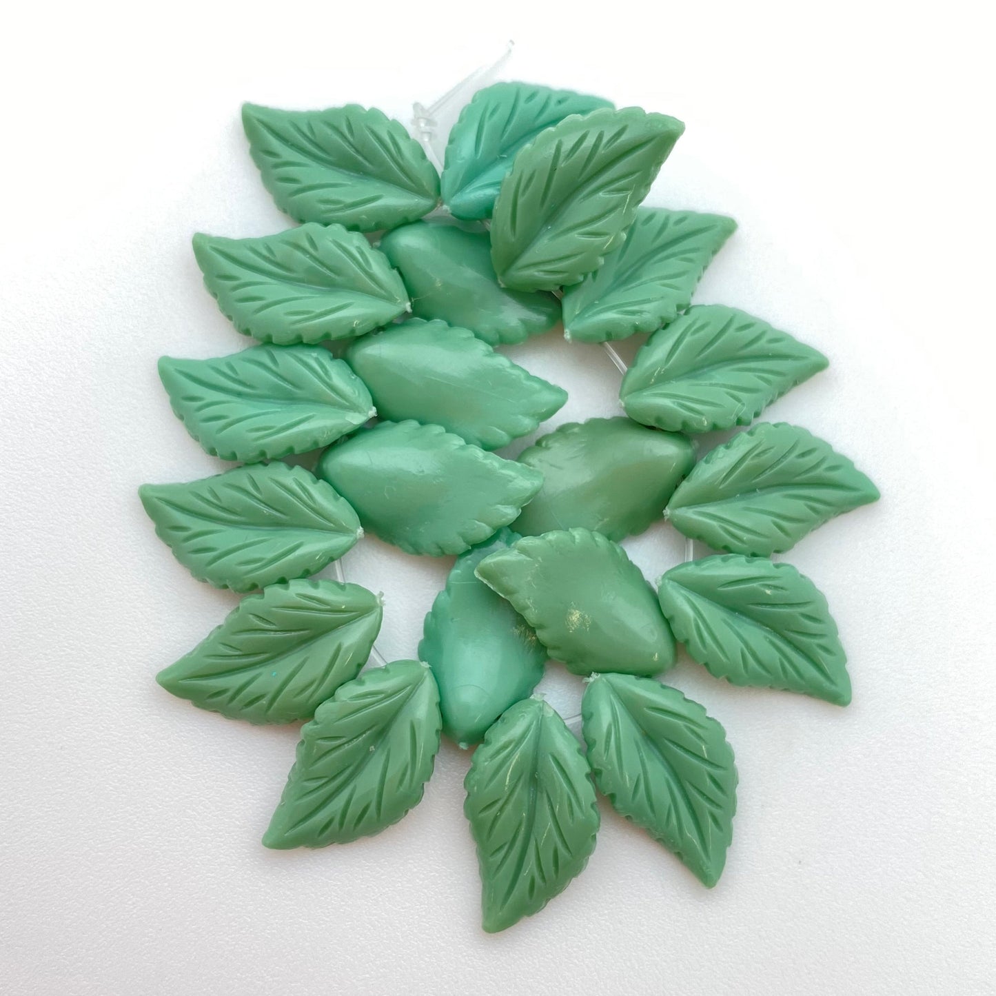 Leaves 14mm Mercedes Green