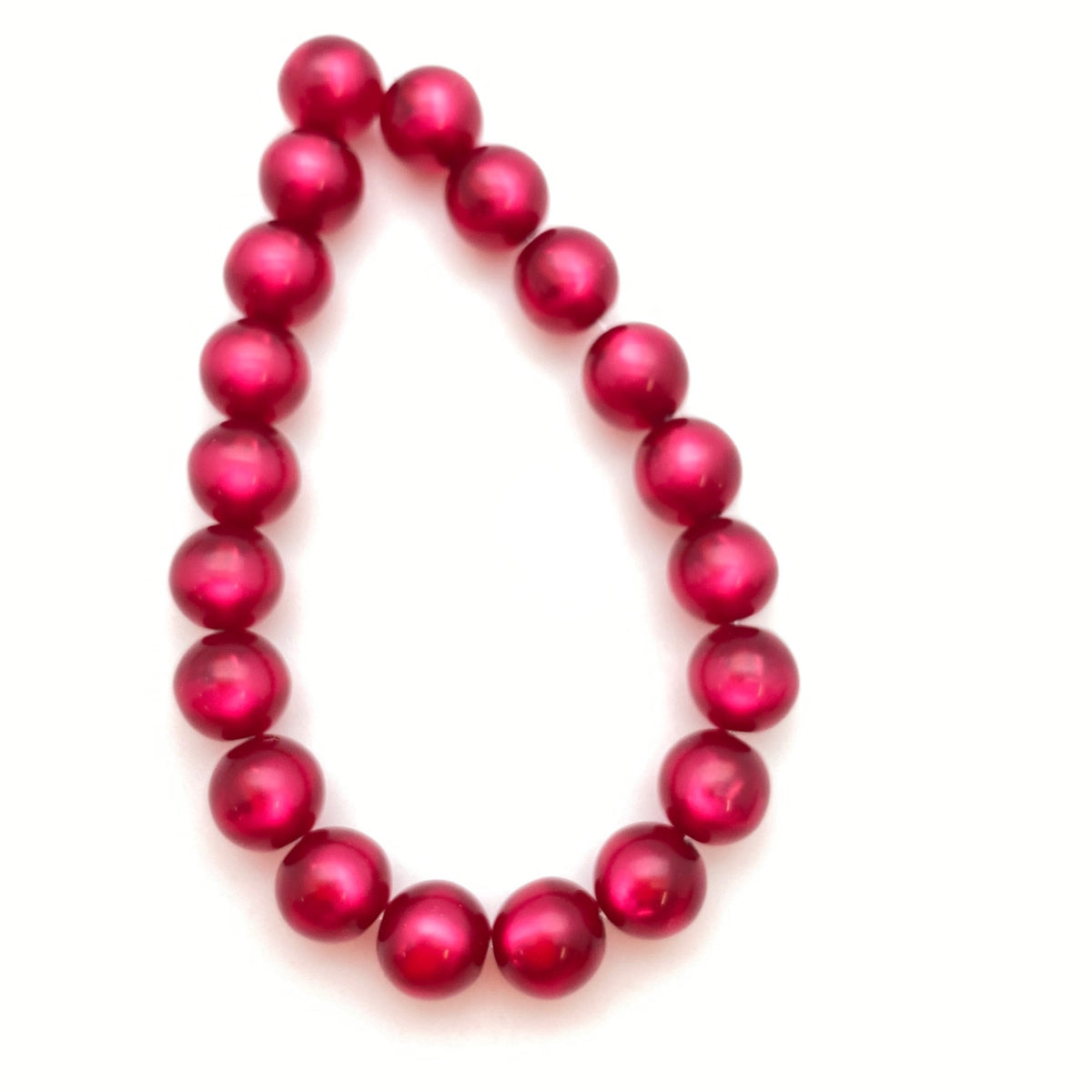 Moon glow Round 8mm Magenta