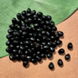 Black Melon Teardrop Beads - 50 Pieces