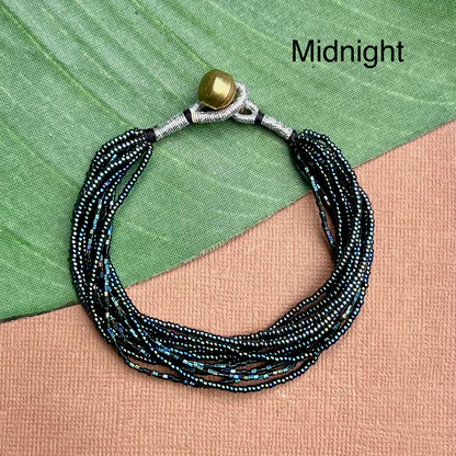 Multi Strand Seed Bead Bracelets