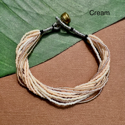 Multi Strand Seed Bead Bracelets