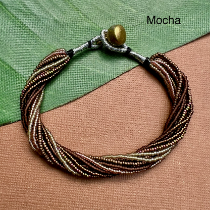 Multi Strand Seed Bead Bracelets