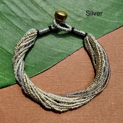 Multi Strand Seed Bead Bracelets