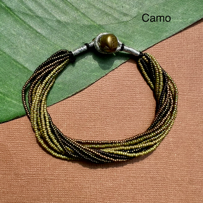 Multi Strand Seed Bead Bracelets