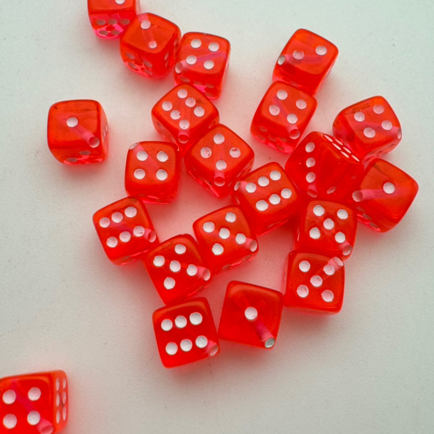 Dice Bead 9mm Neon Punch