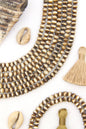 Cappuccino Spacers Handmade 5mm Rondelle Bone Beads