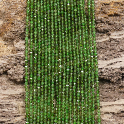 Chrome Diopside Micro Faceted Round 2mm