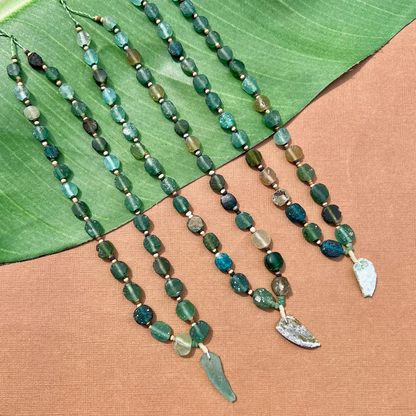 Roman Glass Small 6 to 12mm Coin Bead Strands