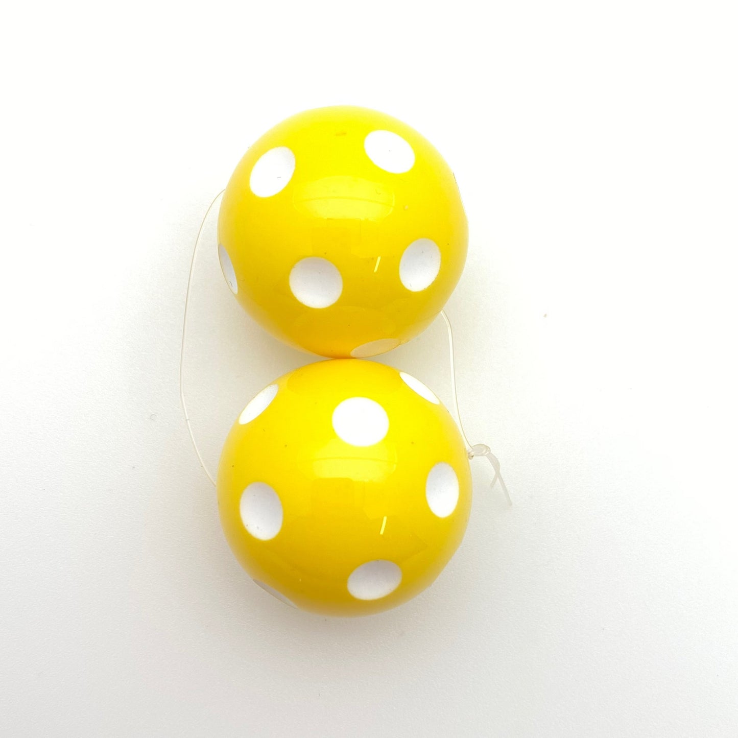Polka Dot 30mm Yellow