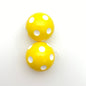 Polka Dot 30mm Yellow