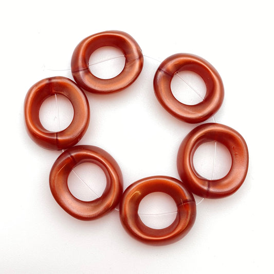Ring Bead 22mm Terra Cotta