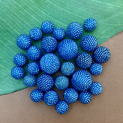 Denim Beaded Beads - Solids