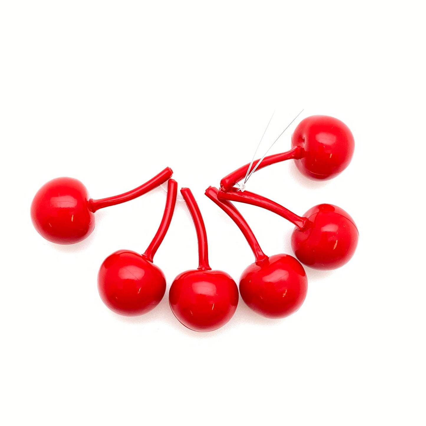 Cherries 1" x 14mm Red