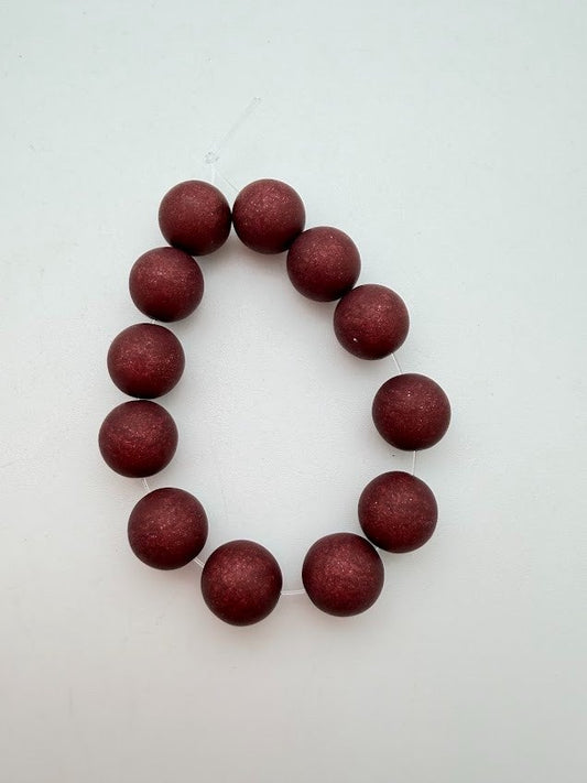 Round 10mm Moon glow matte Vinaccis