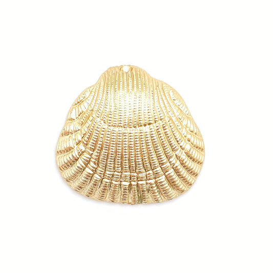 Clam Shell Drop 35mm Gold