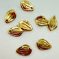 Leave Drop 14mm Bright Gold