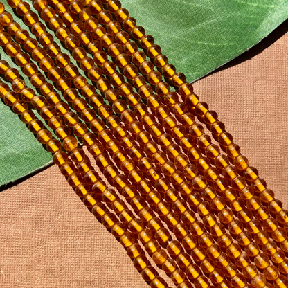 Honey Orange 6mm Round Beads - 200 Pieces