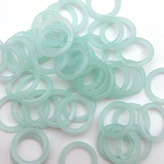 Ring 18mm Mint green mat