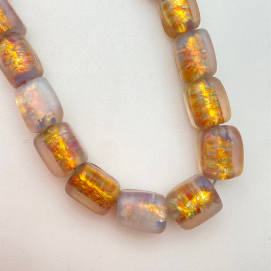 Cube 10mm Fire Opal - YAYIN