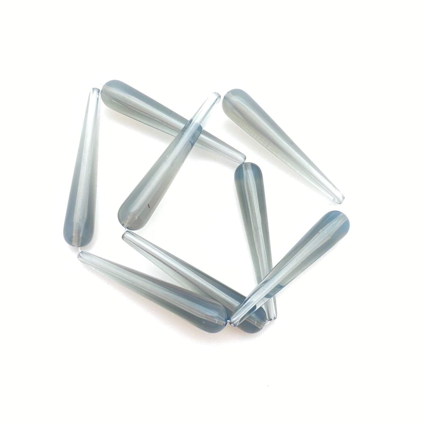 Long Tear Drop 38mm Montana Blue